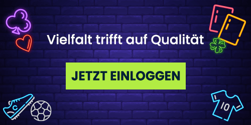 Neon Symbole mit Text Vielfalt trifft auf Qualität